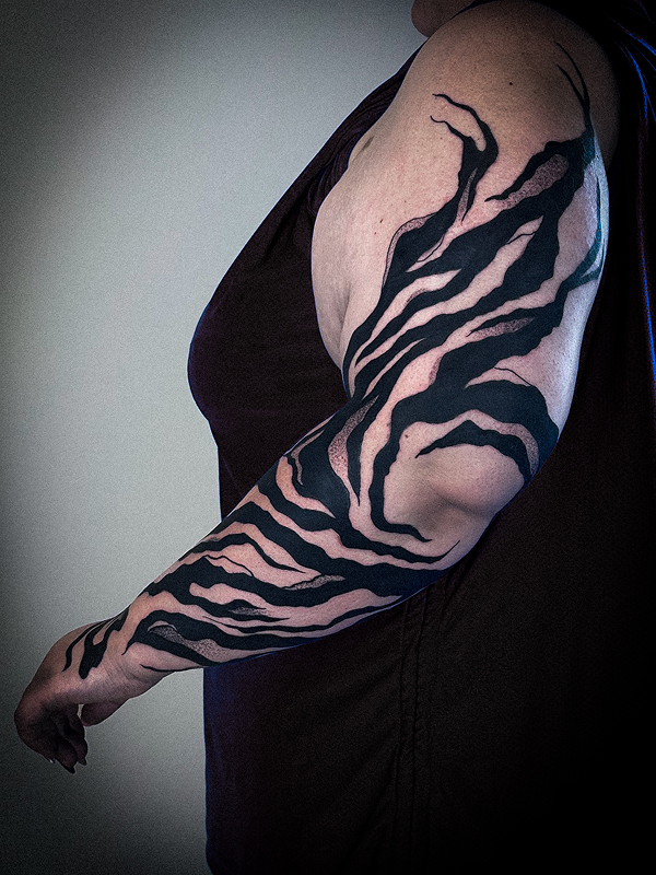 Blackwork tattoo, project 2
